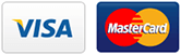 Visa and Mastercard accepted